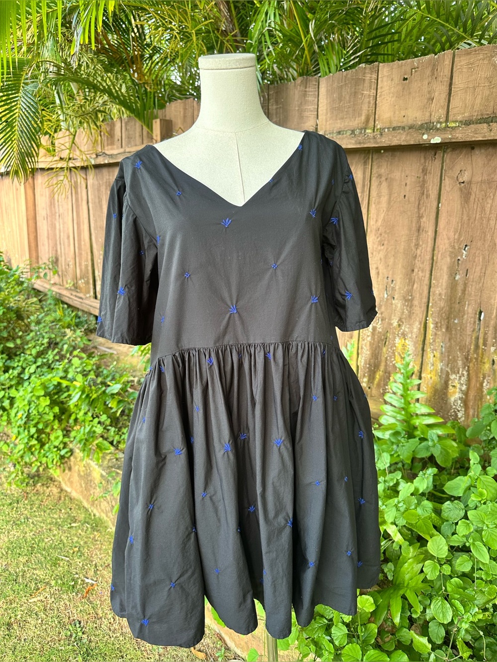 Merlette Clemente Embroidered Babydoll Dress Size Small - Picture 5 of 10